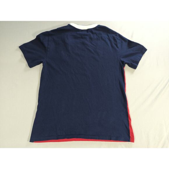 Polo Ralph Lauren Boys/Teens L (14‑16) Crest Logo T‑Shirt Red Navy Sleeve - Picture 9 of 15